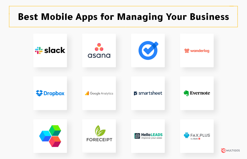 List of mobile apps for managing your business