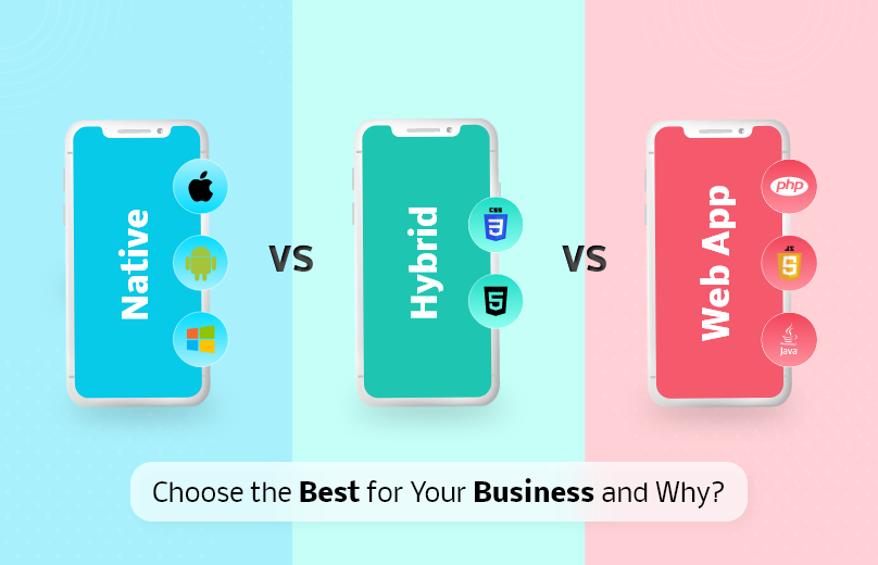 Native vs. Hybrid vs. Web App – Choose the Best for Your Business and Why?