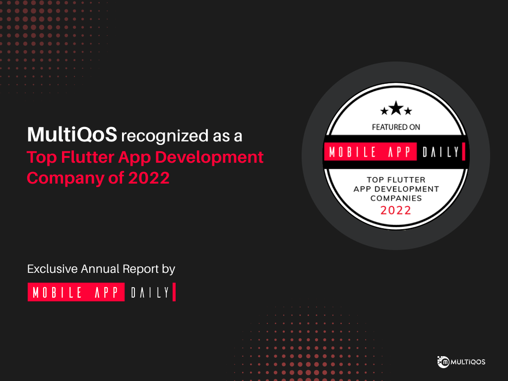 MultiQoS Ranked Among Top Flutter App Development Company in MobileAppDaily Report