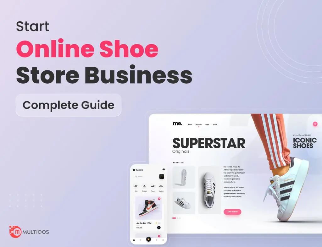 Online hot sale shoe business