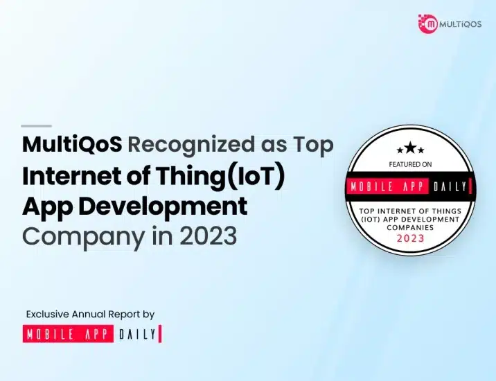 MultiQoS Recognized as a Top IoT App Development Company by MobileAppDaily