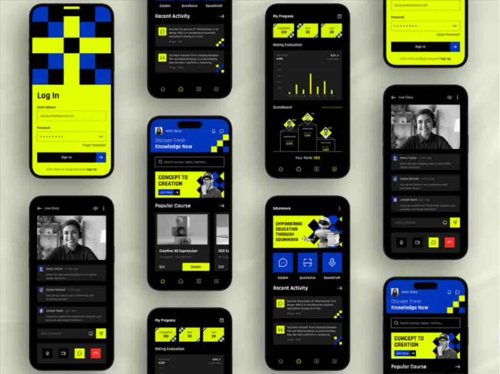 Edugo - eLearning Mobile App Design