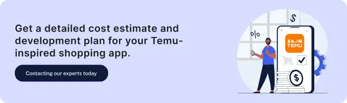 Temu App Development CTA Image