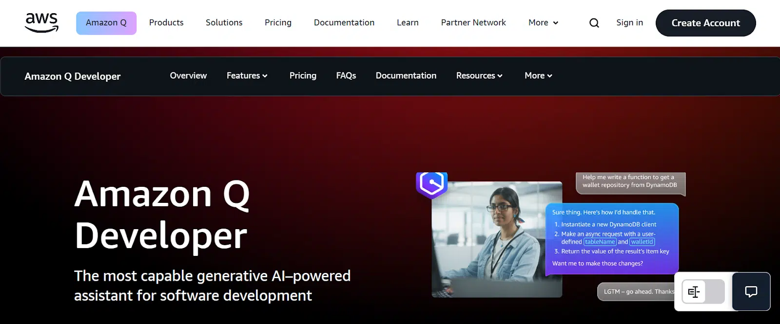4. Amazon Q Developer