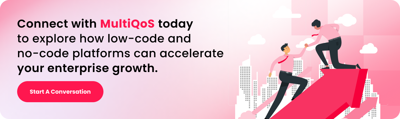 connect with multiqos today to explore how low code and no code platforms can accelerate your enterprise growth