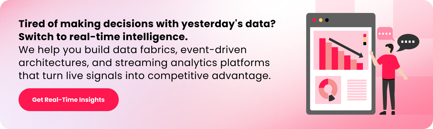 Tired of making decisions with yesterday's data_ Switch to real-time intelligence.