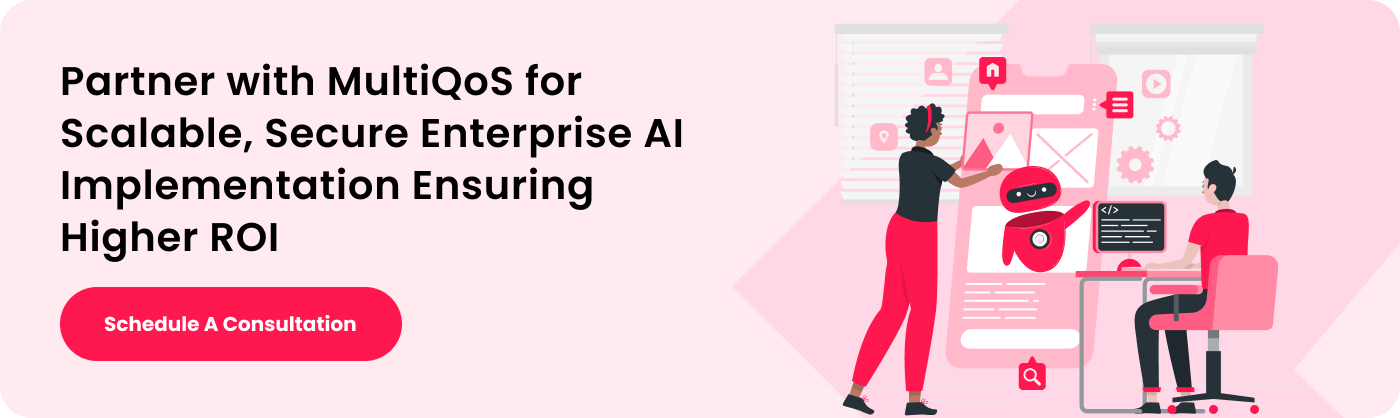 Partner with MultiQoS for Scalable, Secure Enterprise AI Implementation Ensuring Higher ROI