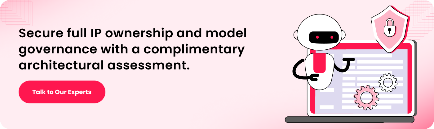 Secure full IP ownership and model governance with a complimentary architectural assessment.